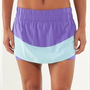 Lululemon Run: Breeze By Skirt
Power Purple / Aquamarine size 6